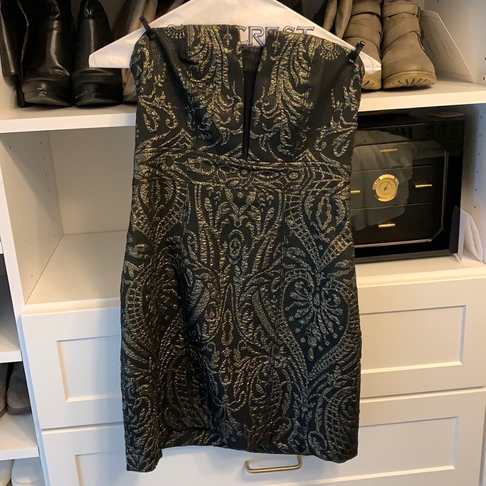 Express strapless dress
